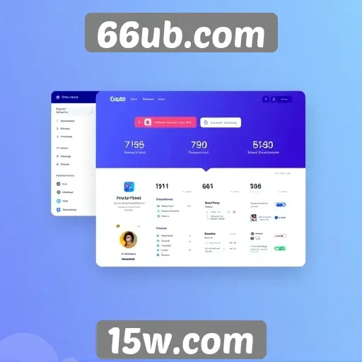 Interface do usuário do 66ub.com é intuitiva